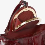 FENDI Fendi Spy Small Burgundy inlaid hagfish leather bag - Image 3